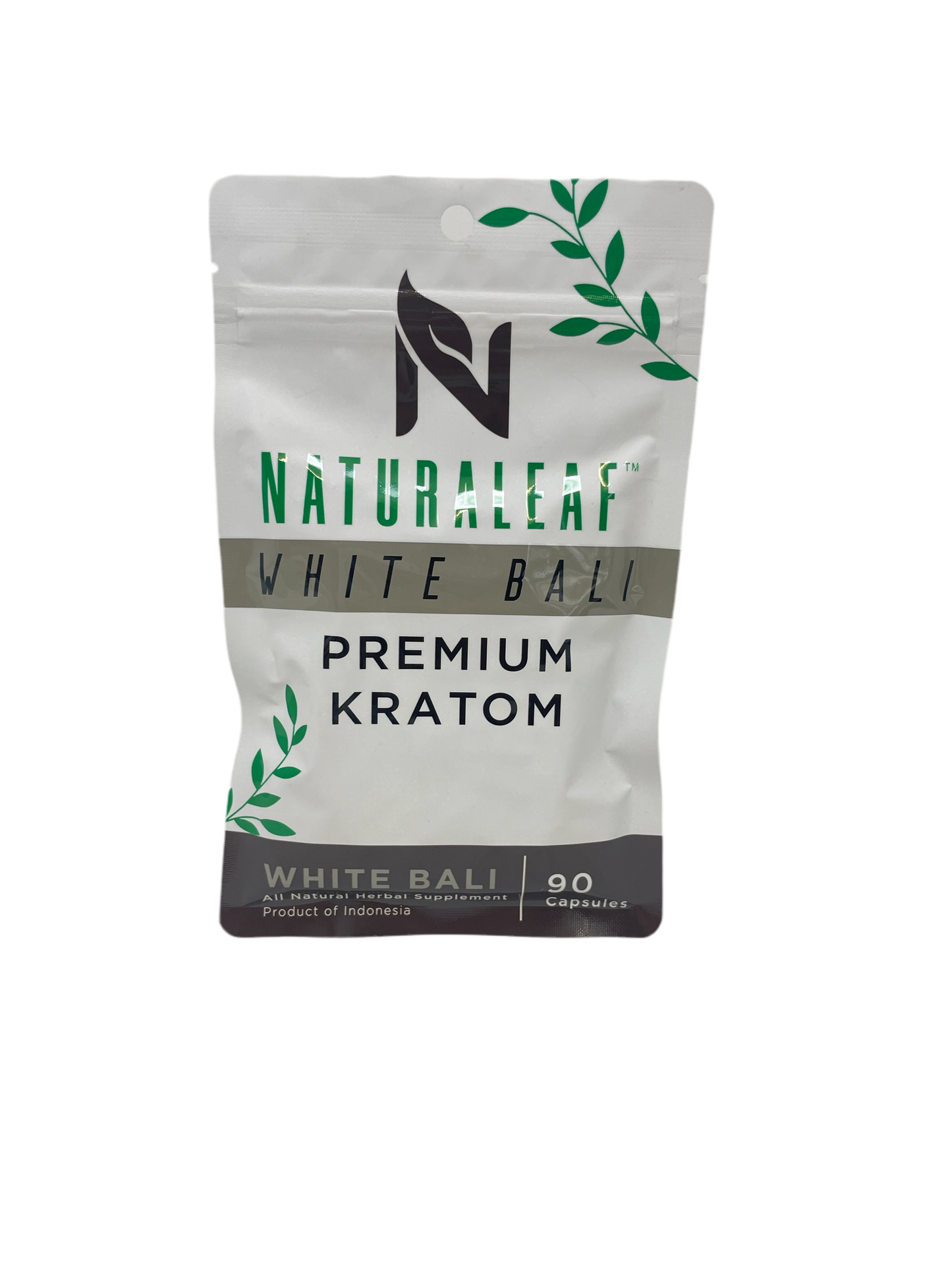 Naturaleaf Kratom Caps 90CT Bali White