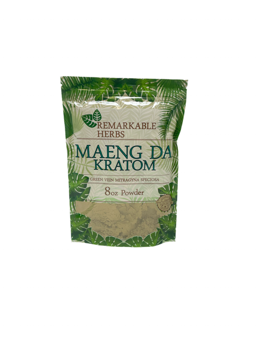Remarkable Herbs Kratom Powder 8OZ Maeng Da Green