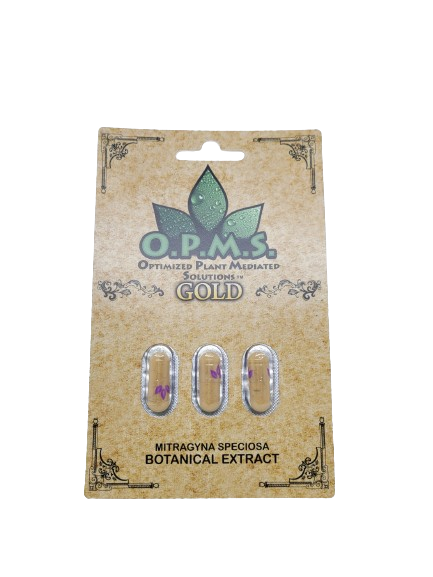 OPMS Kratom Caps 3CT Gold
